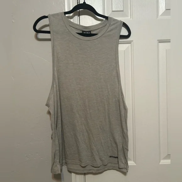 IVY PARK Light Gray Muscle Tee - Picture 1 of 3